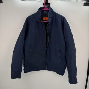 UniFirst quilted work jacket in navy 🧥 Size Large, made in USA